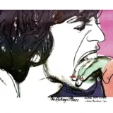 The Rolling Stones 1977 Love You Live Andy Warhol-Art Promo Poster