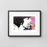 The Rolling Stones 1977 Love You Live Andy Warhol-Art Promo Poster