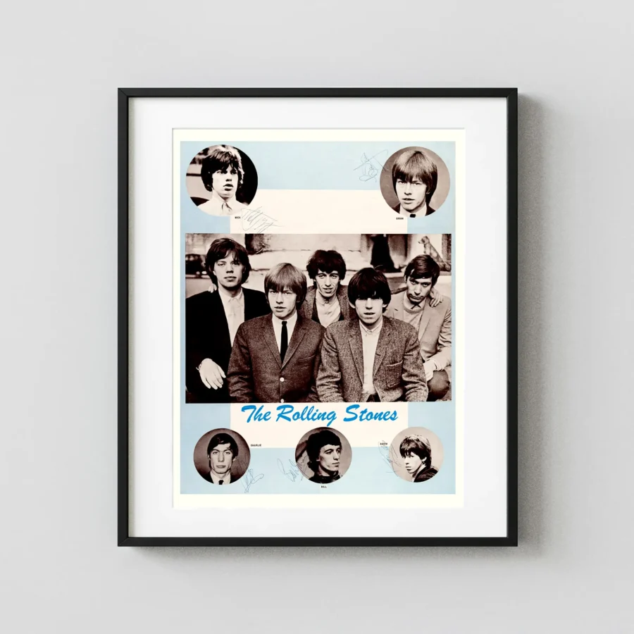 The Rolling Stones Promotional Poster (Ca. 1964)