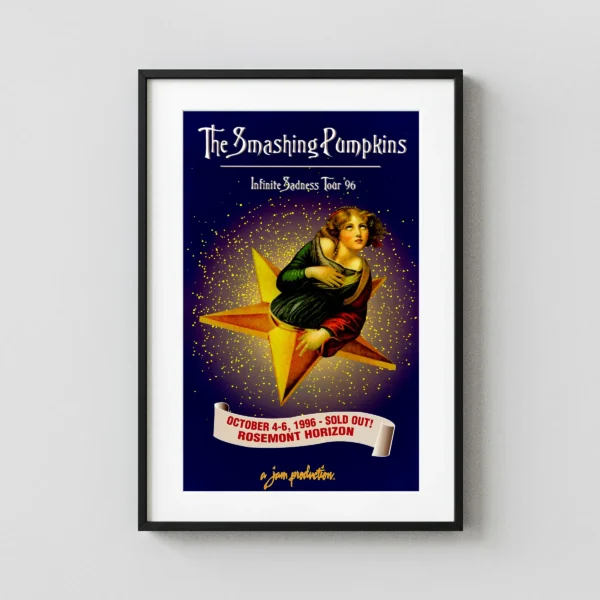 The Smashing Pumpkins Infinite Sadness Tour '96 Music Poster