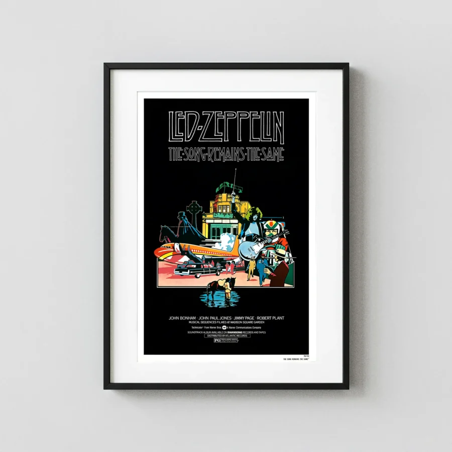 The Song Remains the Same (Warner Bros., 1976) Music Poster