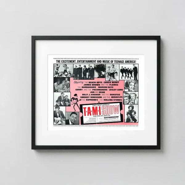 The T.A.M.I. Show (American International, 1964) Music Poster