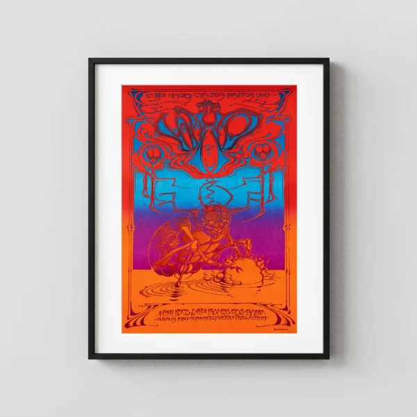 The Who 1969 Hollywood Palladium, Los Angeles Concert Poster