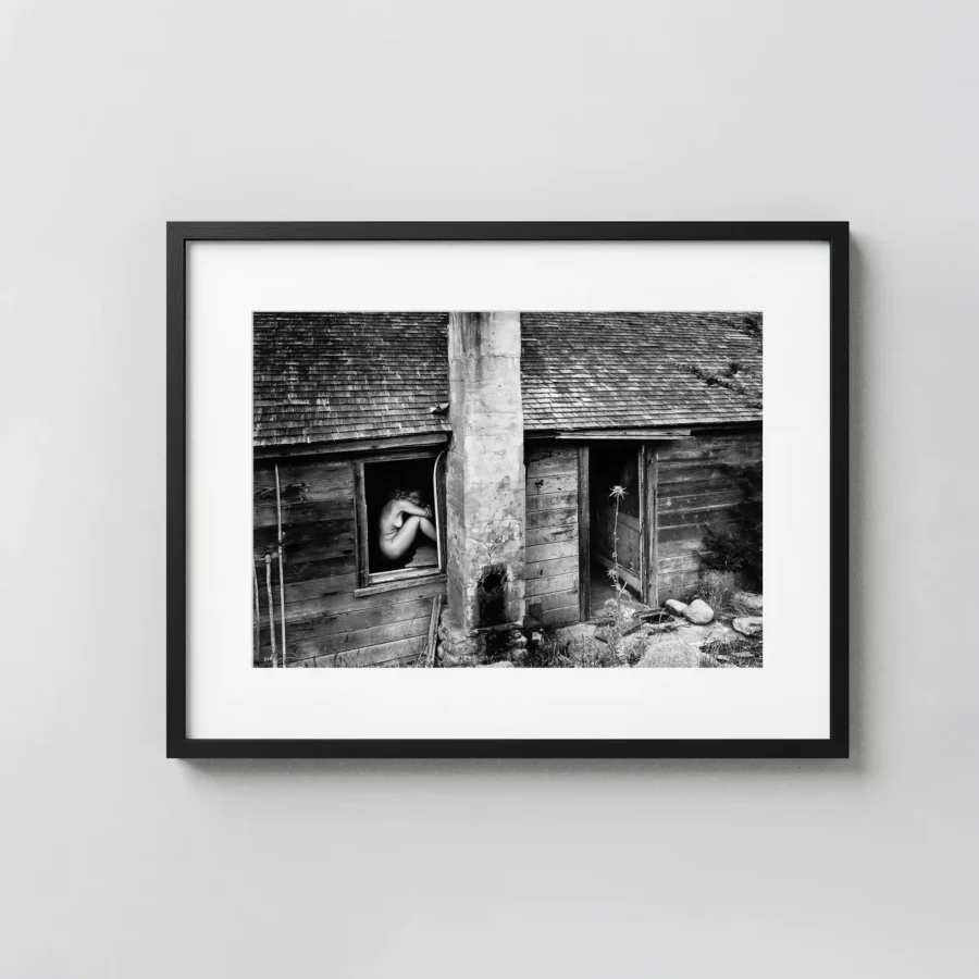 The Woman And The Thistle 1953 Nude displayed as a framed wall mockup
