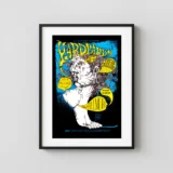 The Yardbirds 1968 Fillmore Auditorium Concert Poster