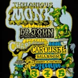 Thelonious Monk, Dr. John 1968 Carousel Ballroom San Francisco Concert Poster
