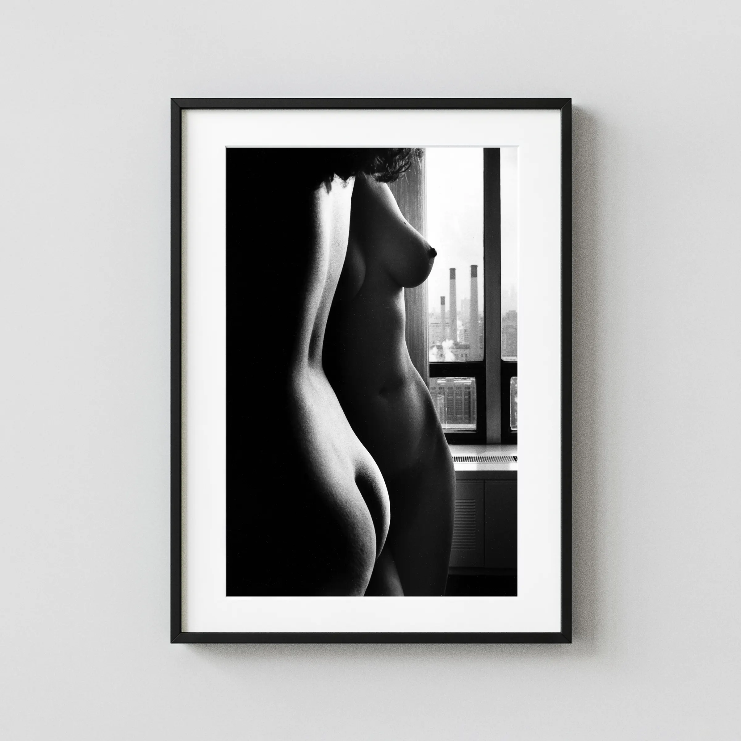 Two Women In New York 1979 Nude displayed as a framed wall mockup