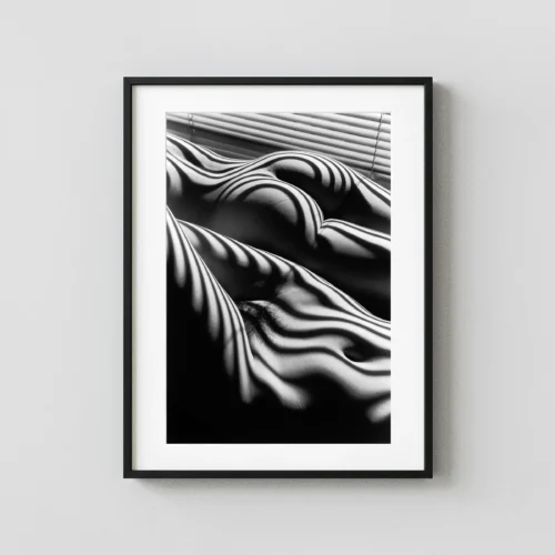 Two Zebra Nudes New York 2005 Photography Print