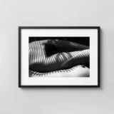 Striped Nude Study, New York 1979 Photography Print