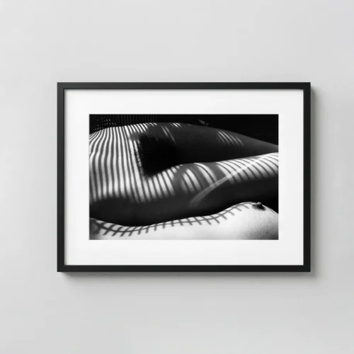 Striped Nude Study, New York 1979 Photography Print