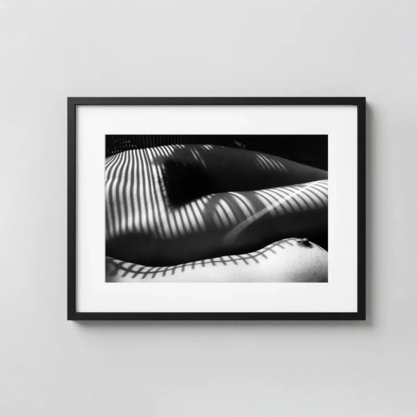 Striped Nude Study, New York 1979 Photography Print