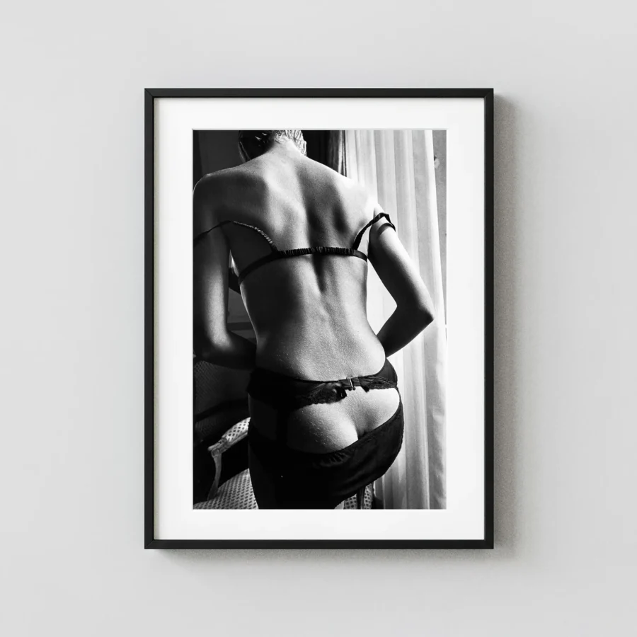 Untitled Nude Circa 1978 displayed as a framed wall mockup