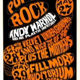 Velvet Underground, Frank Zappa, Andy Warhol 1966 Fillmore Concert Poster