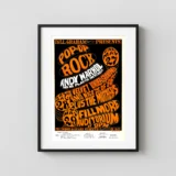 Velvet Underground, Frank Zappa, Andy Warhol 1966 Fillmore Concert Poster
