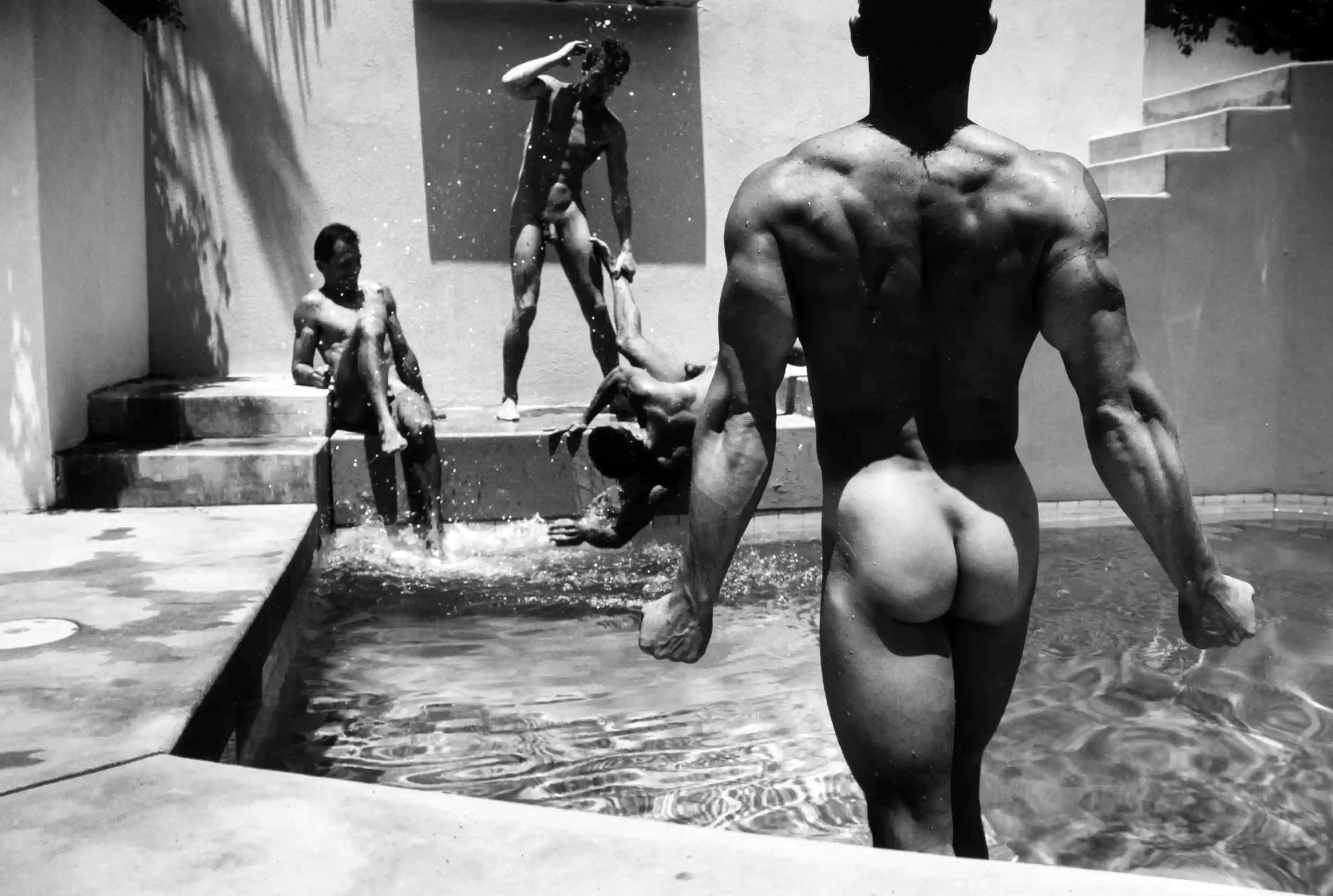 Victors Back 1988 Nude Photography Print