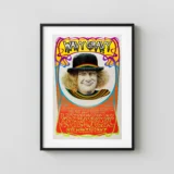 Wavy Gravy 1986 Birthday Party Poster