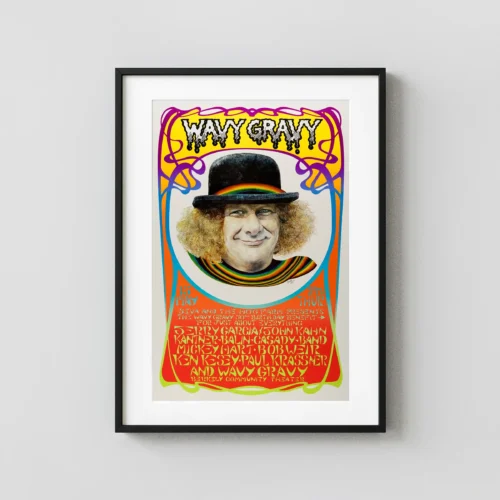 Wavy Gravy 1986 Birthday Party Poster