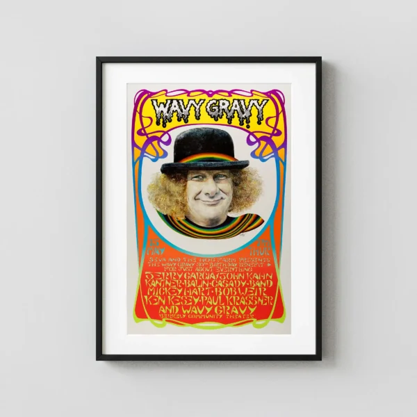 Wavy Gravy 1986 Birthday Party Poster