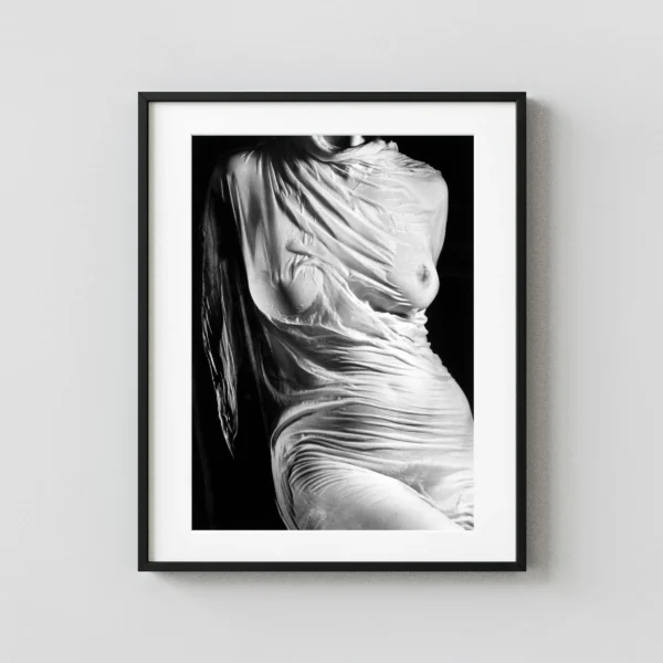 Wet Silk 1938 Nude Photography Print