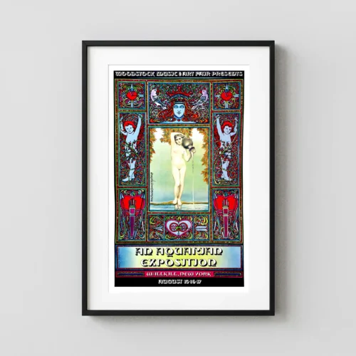 Woodstock Festival 1969 Location Poster