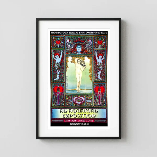 Woodstock Festival 1969 Location Poster