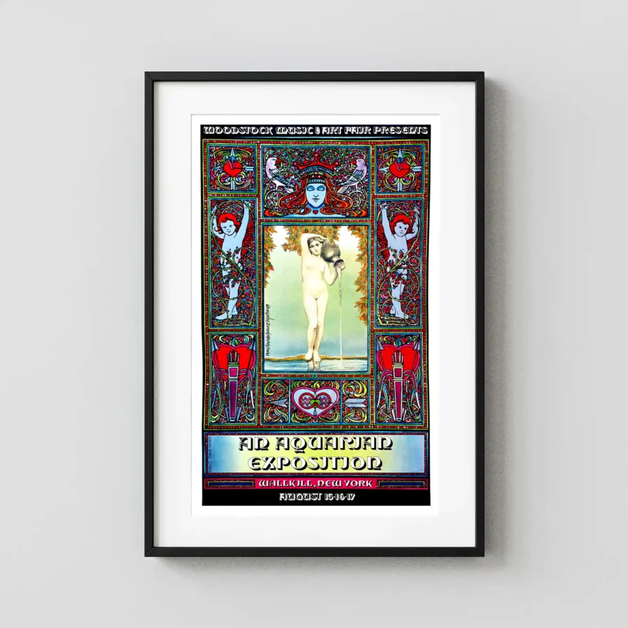 Woodstock Festival 1969 Location Poster