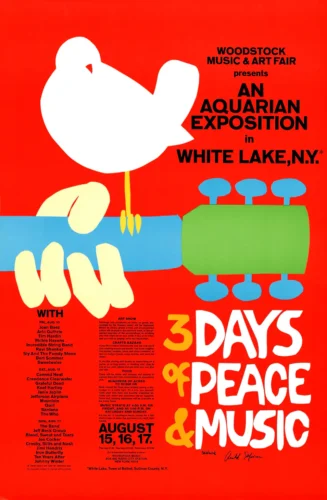 Woodstock Festival Poster Artist Arnold Skolnick (1969)