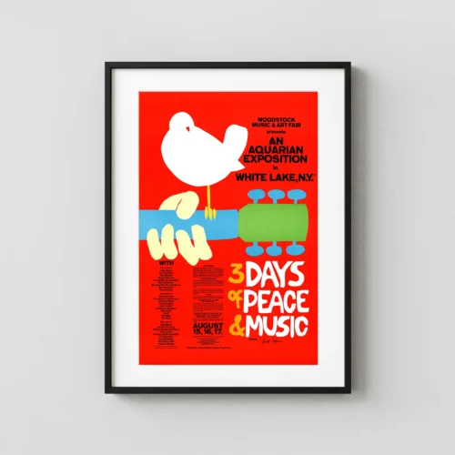 Woodstock Festival Poster Artist Arnold Skolnick (1969)