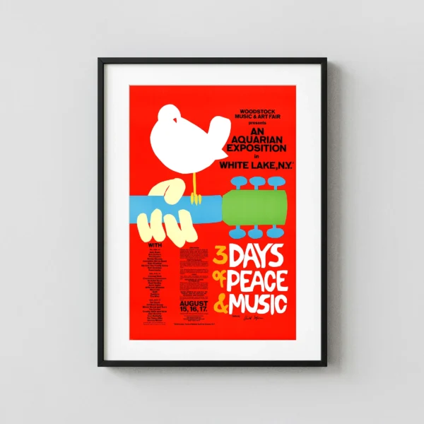 Woodstock Festival Poster Artist Arnold Skolnick (1969)