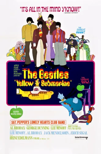 Yellow Submarine (United Artists, 1968) Music Poster