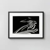 Zebra Nude 1998 Photography Print