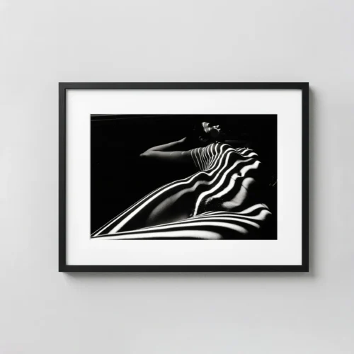 Zebra Nude 1998 Photography Print