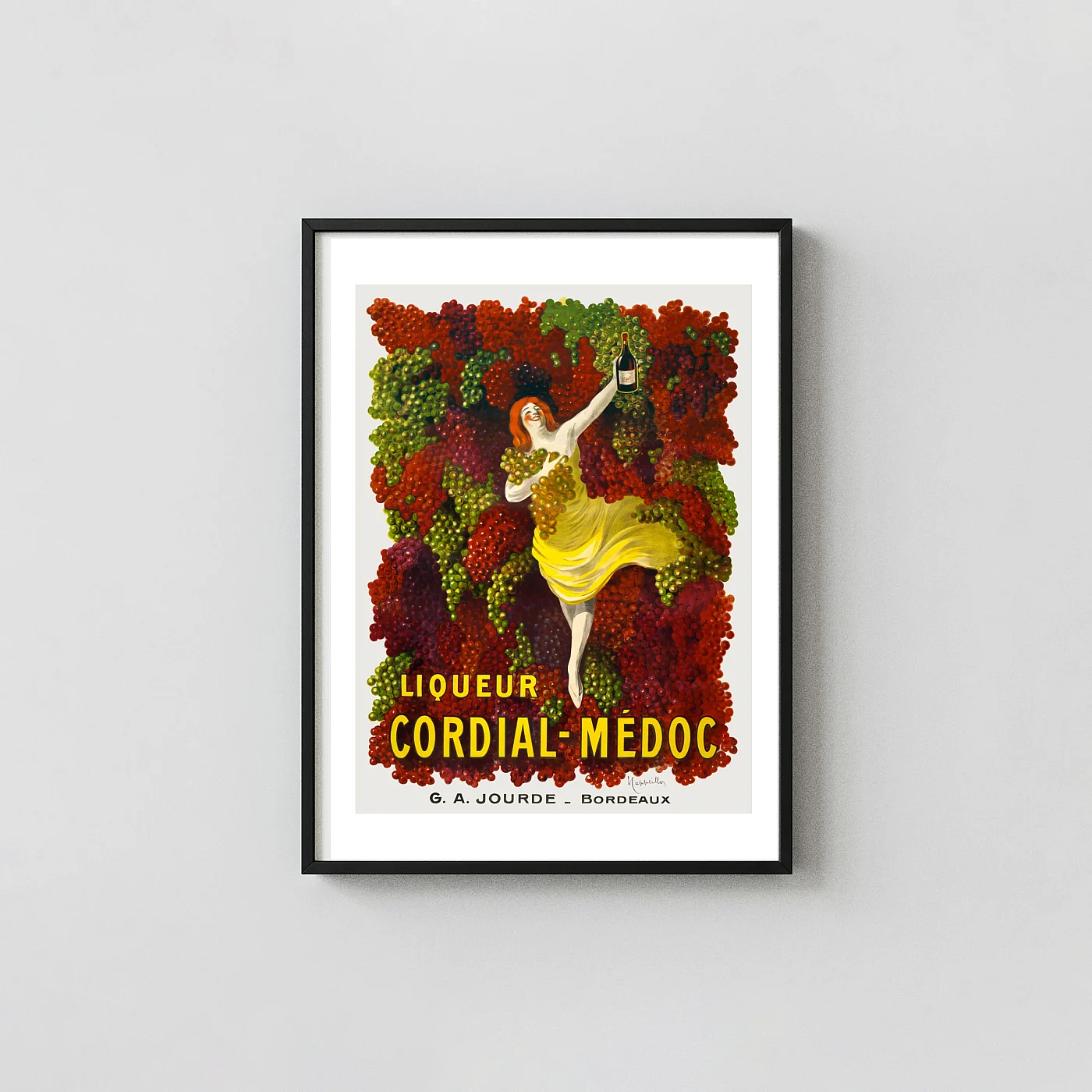 Liqueur Cordial-Médoc Vintage Poster (1920s French Advertising Art) - vintage advertising poster print