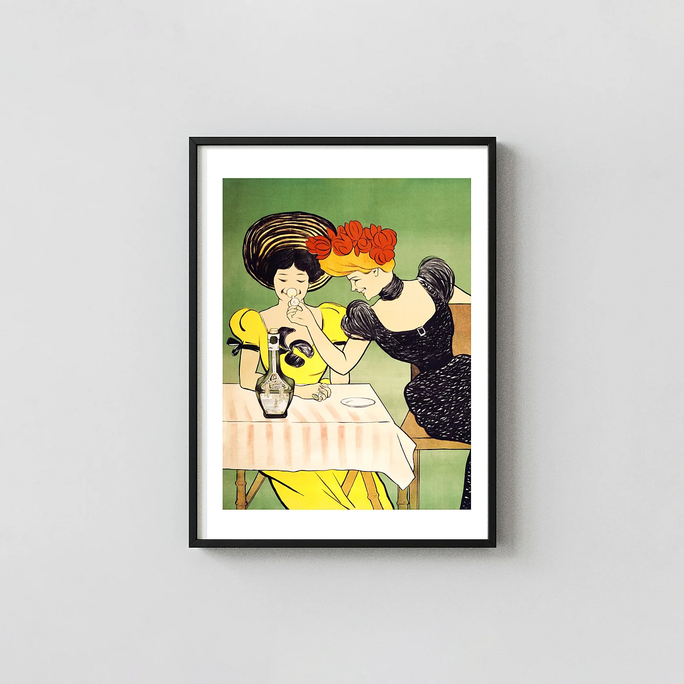 Absinthe Marquisette Art Nouveau Vintage Poster Print | Belle Époque French Ad Absinthe Marquisette Art Nouveau Vintage Poster Print | Belle Époque French Ad Vintage Alcohol &Amp; Liquor Posters Xe2X80X93 Portrait Frame Wall Art Mockup | Merchfuse