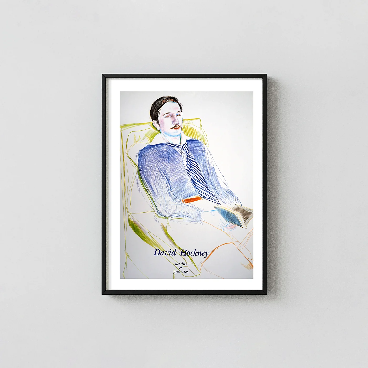 David Hockney Exhibition Poster - fine art poster print