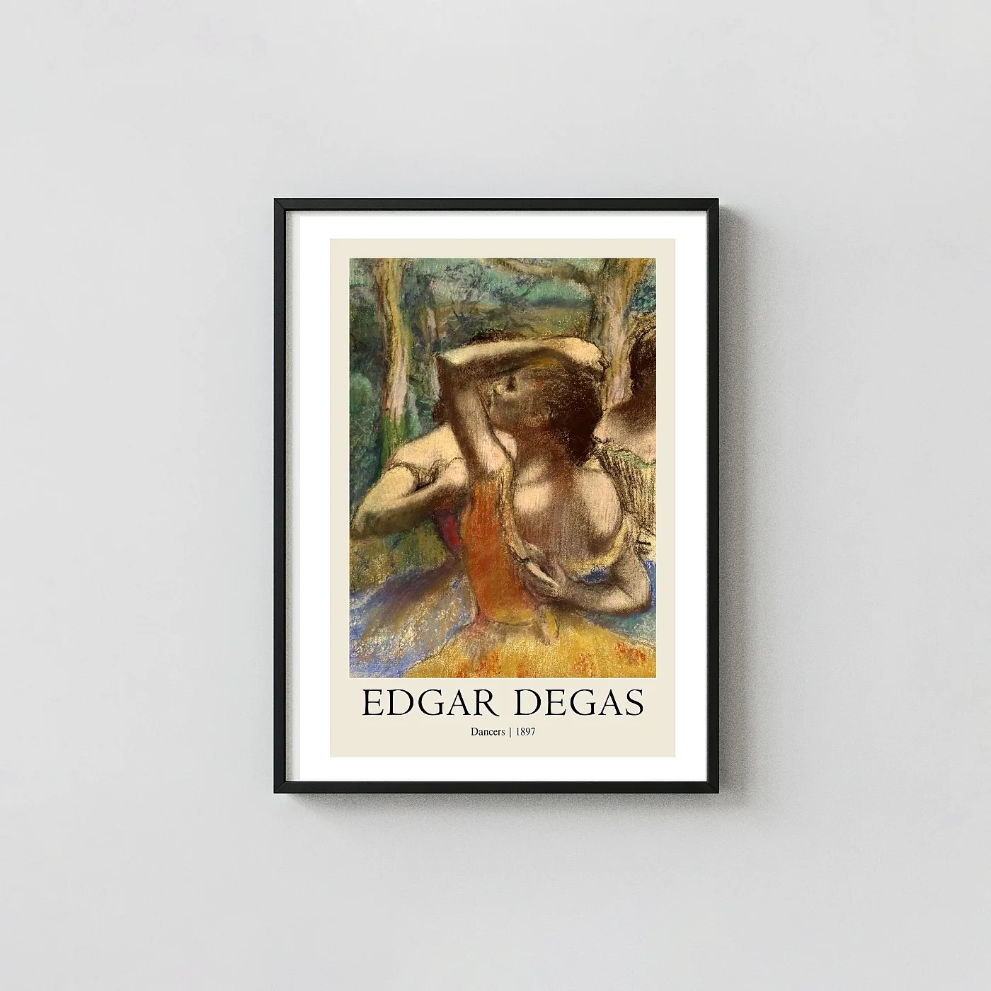 Edgar Degas Dancers (1897) Pastel Print French Impressionist Ballet - fine art poster print