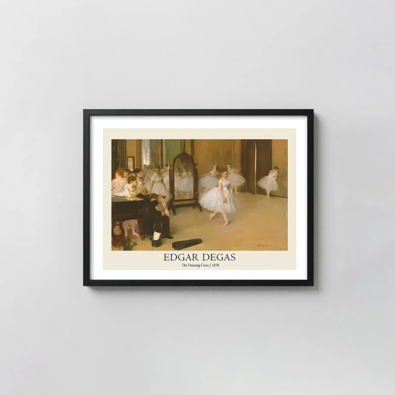 Edgar Degas | The Dancing Class (La Classe de Danse) 1870 Masterpiece Poster