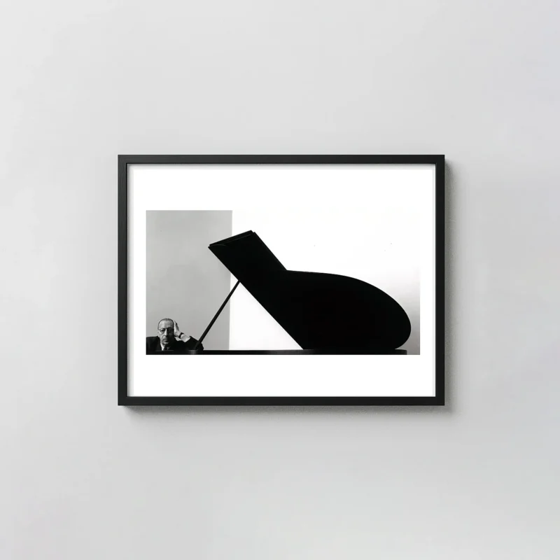 Igor Stravinsky Portrait | Art Poster | Geometric Piano Composition Print