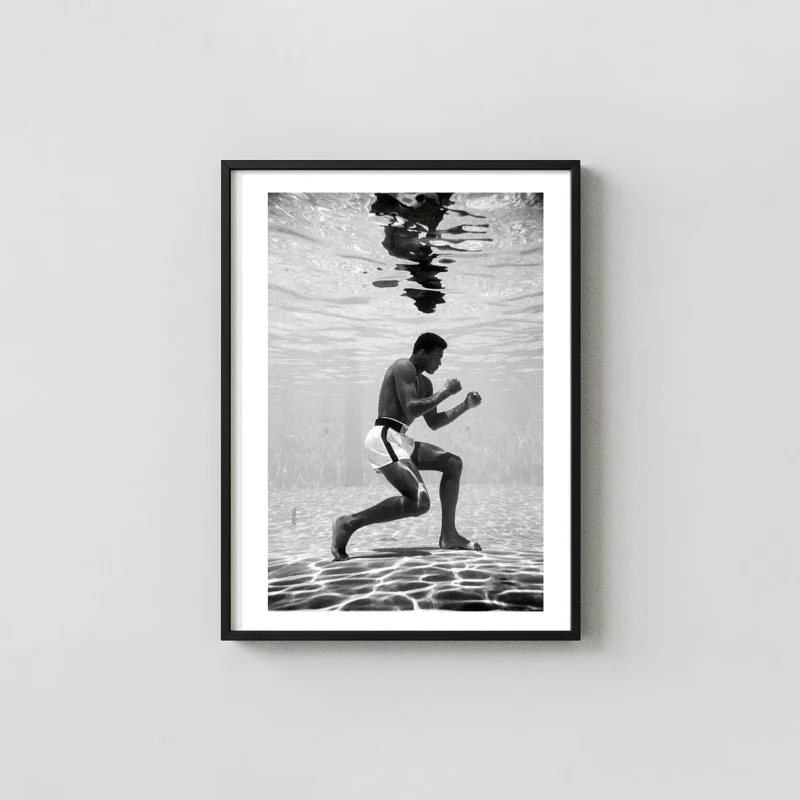 Muhammad Ali Poster, Ali Underwater by Flip Schulke, 1961