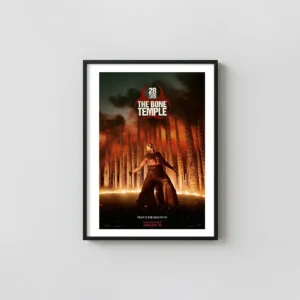 28 Years Later: The Bone Temple | Horror Movie Poster | Rage Infected Horror Movies Posters xe2x80x93 Portrait Frame Wall Art Mockup | MerchFuse