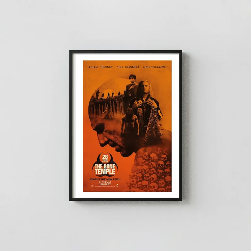 28 Years Later: The Bone Temple | Movie Poster | Dystopian Horror Wall Art
