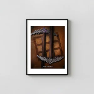 Minecraft Movie 2027 | Film Teaser Poster | Block Sword Wall Movie Posters xe2x80x93 Portrait Frame Wall Art Mockup | MerchFuse