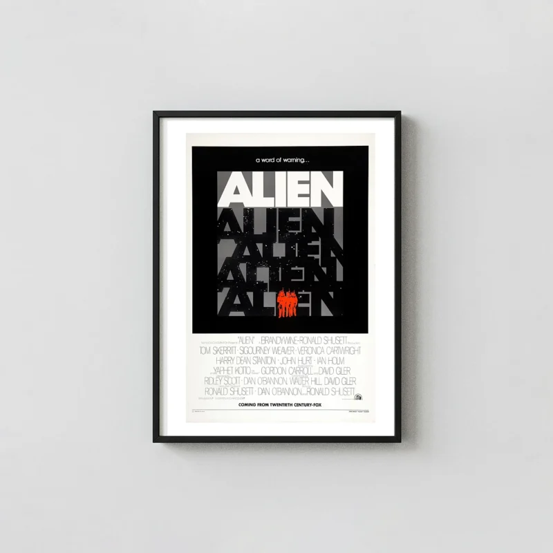 Alien (1979) | Classic Movie Poster | Original Teaser Wall Art Print