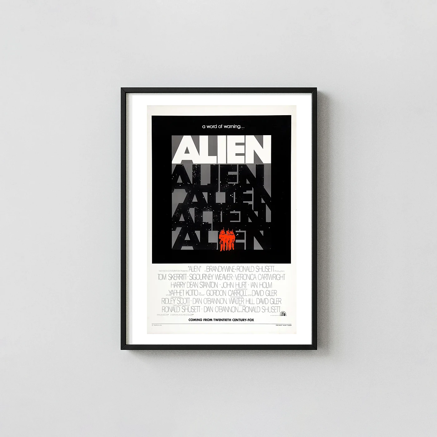 Alien (1979) Classic Movie Poster Original Teaser - movie poster wall art print