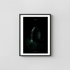 Alien Covenant | Movie Poster | Iconic Alien Egg Dark Alien Movie Poster xe2x80x93 Portrait Frame Wall Art Mockup | MerchFuse