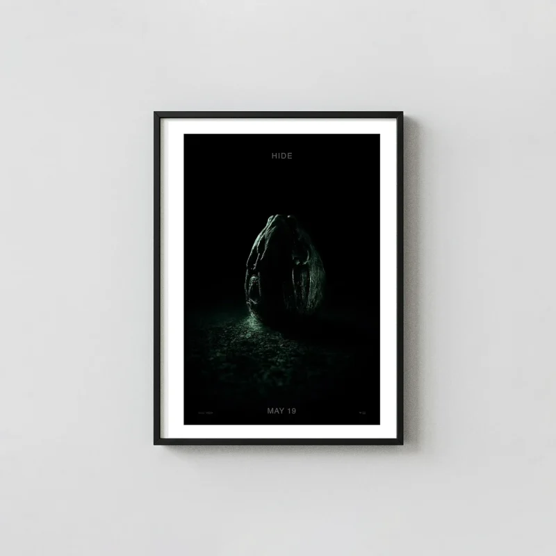 Alien Covenant | Movie Poster | Iconic Alien Egg Dark Wall Art