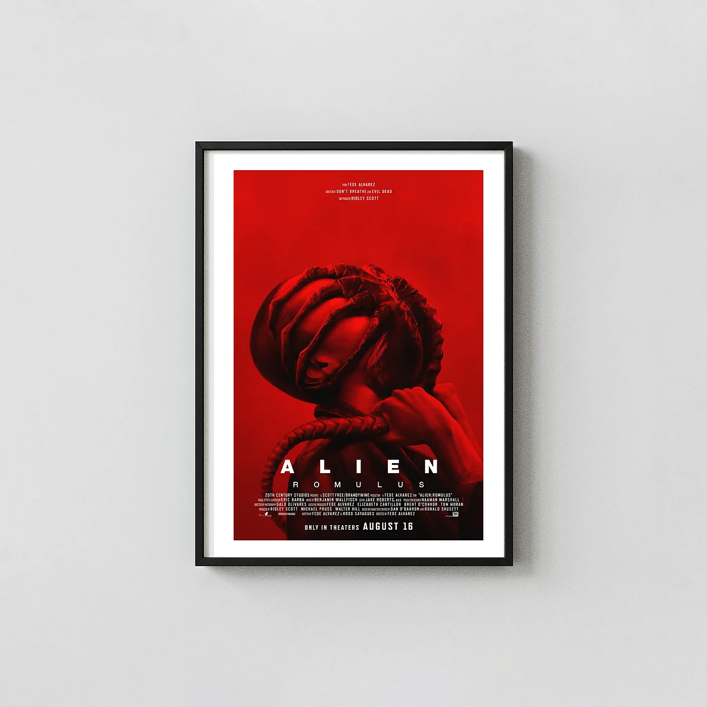 Alien Romulus Movie Poster Visceral Facehugger Horror - movie poster wall art print