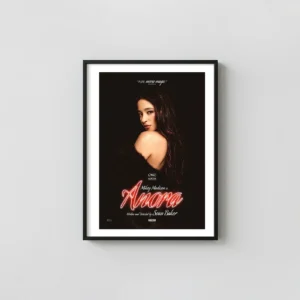 Anora (2024) | Movie Poster | Neon Script Mikey Madison Movie Posters xe2x80x93 Portrait Frame Wall Art Mockup | MerchFuse