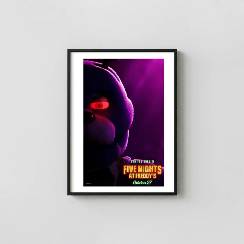 Five Nights at Freddy's | Movie Poster | Bonnie Animatronic Red Eye Print
