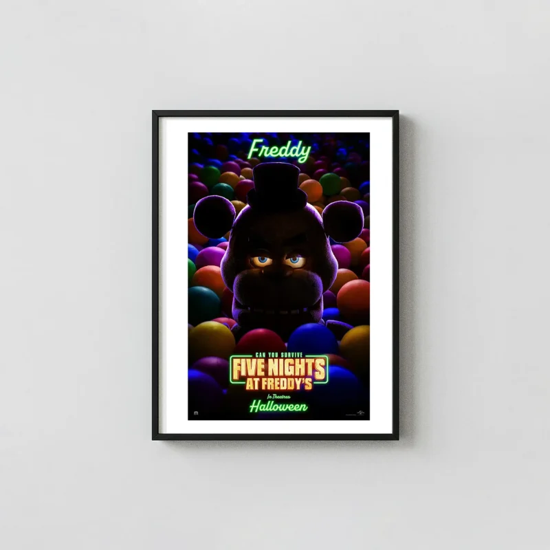 Five Nights at Freddy's Poster | Freddy Fazbear Ball Pit Wall Art